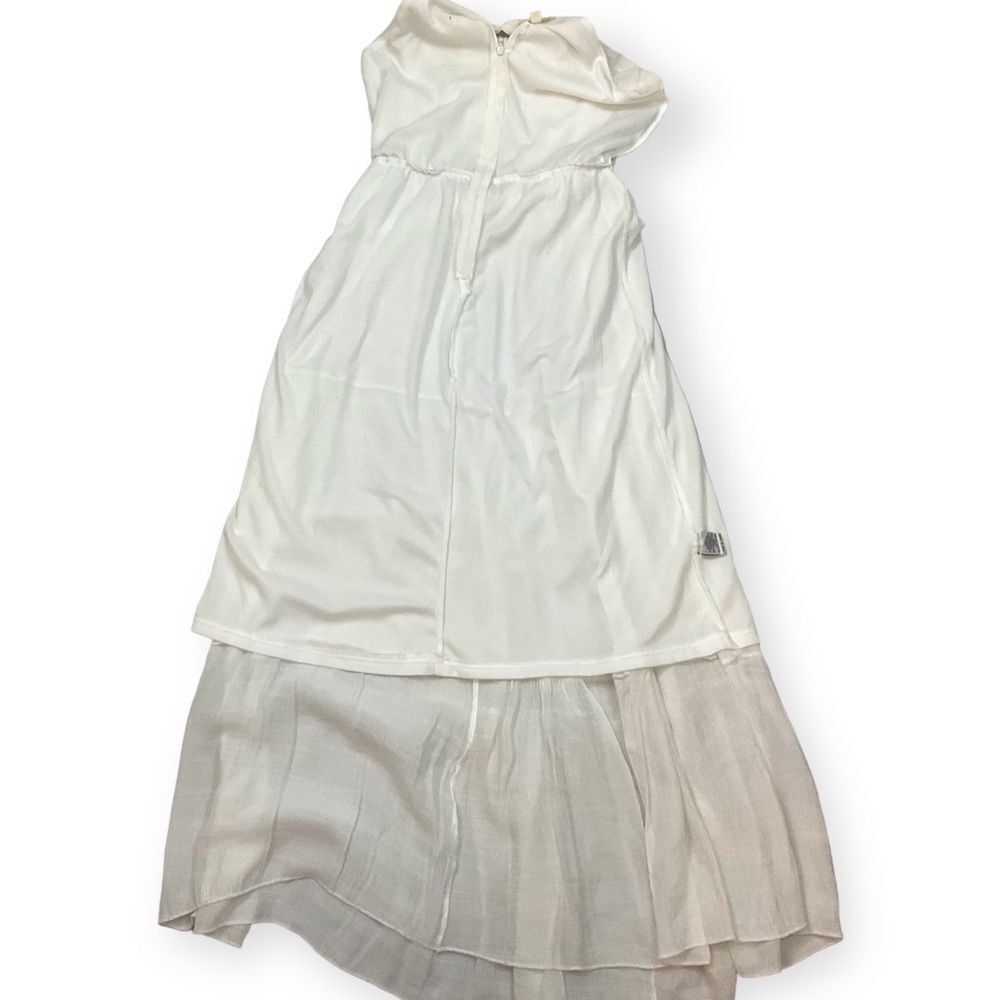 Kings Road Women's White Polyester Sleeveless Long Maxi Dress Size Small. - Picture 8 of 11